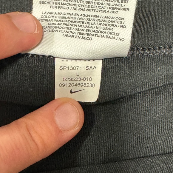 🔥Nike Dri-fit Black Athletic Skort Size Large - Picture 5 of 8